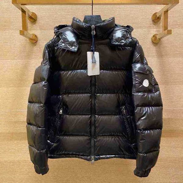 Designer Luxury Classic Monclair Jacket Winter Men Jackets Women Down Fashion Hip Hop Cap Patte di stampa da parte di cappotti casual Calda Calda Puffer JKJ3