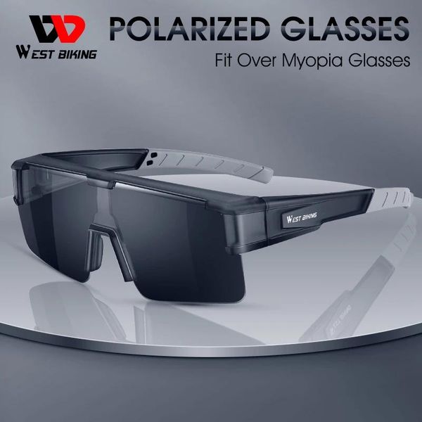 Óculos de sol Os óculos de sol de ciclismo polarizados que dirigem óculos de óculos de prescrição de miopia glasse uv400 esportes de pesca esportes de pesca de sol dos óculos de sol