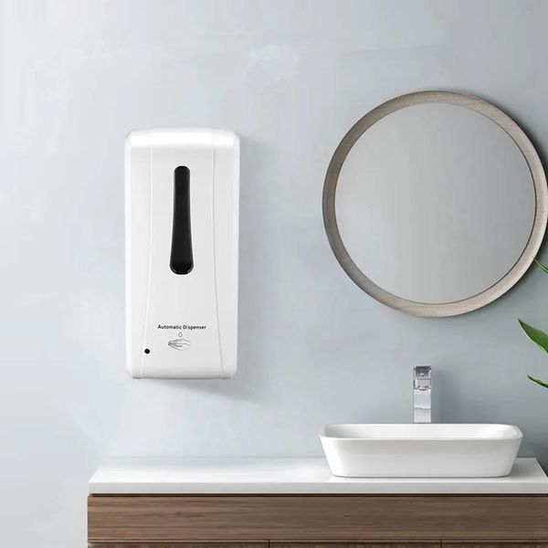 Dispenser Wall Mounted Liquid Hand Sanitizer Dispenser Atomatic Sensor Soap Dispenser Smart Touchless Uchless Acohol Dispenser 1000ml RRA323