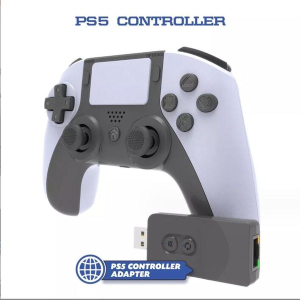 Spielcontroller S für die PS5 -Konsolencontroller -Funktion Wireless kompatibel mit PS4 PC Bluetooth Drop -Lieferung Otkry