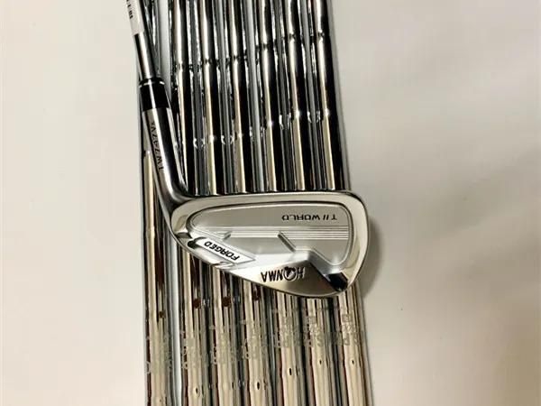 Irons Honma TW747VX Iron Set Honma TW747VX Golf FORGEGGI IRONS Honma Golf Clubs 411 R/S Flex Steel Albero con copertura per la testa