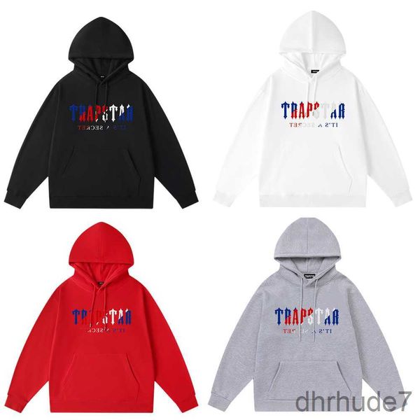 Erkek Tasarımcı Hoodie Trailsuit Trapstar Marka Baskılı Spor Giyim T gömlekleri 16 Renk Sıcak İki Parçası Set Gevşek Sweatshirt Pantolon Jogging Man JH7H