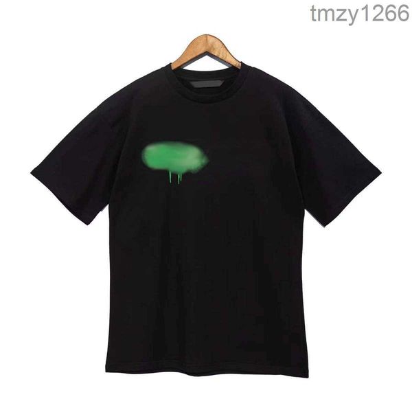 Summer Designer feminino camiseta Mens palms anjos camiseta branca preta impressão de roupas de camiseta letra de spray letra de manga curta palmangel city yz 8qq8