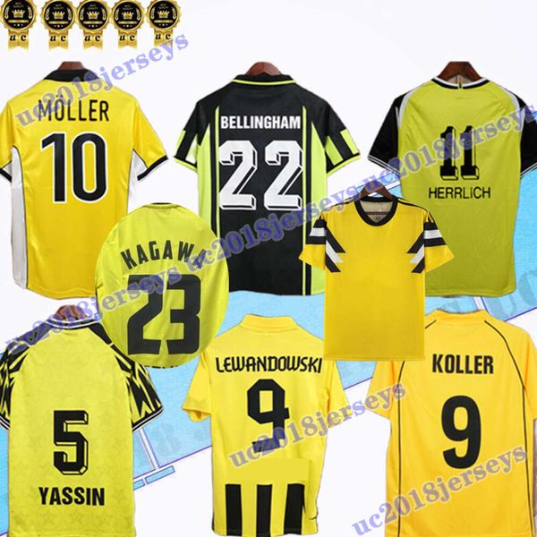 MOLLER 94 95 96 98 RETRO Jersey de futebol RICKEN HERRLICH Mens CHAPUISAT REINA BOBIC DEDE RICKEN EWERTHON 2000 01 11 12 13 Home Away Football