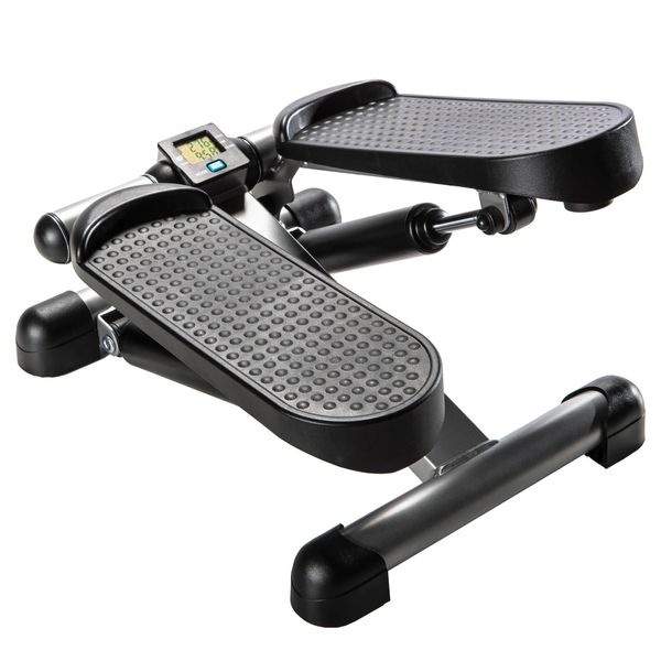 Mercadorias STAMINA Mini Stepper com monitor de baixo impacto Black e cinza Stepper Great Design para Máquinas de Passo de Ter treinos em casa