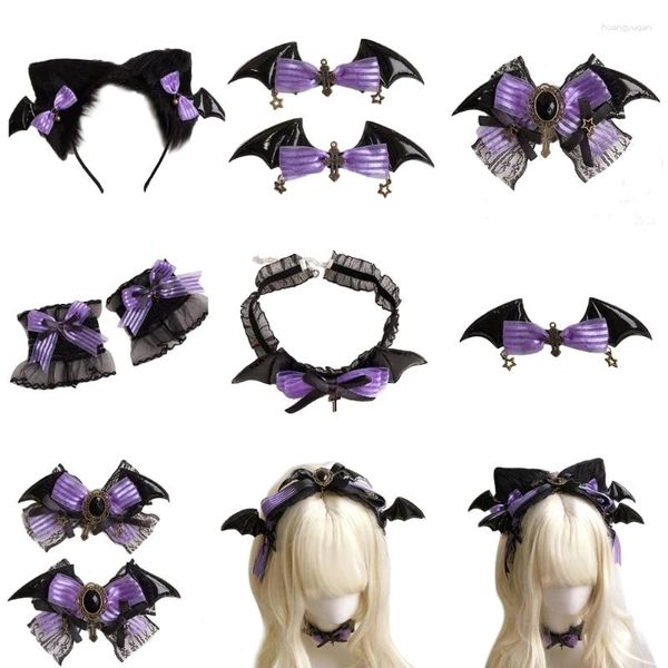 Articoli per feste Ragazze Anime Cosplay Accessori per la testa Orecchie morbide Copricapo per costumi di Halloween di ruolo con animali