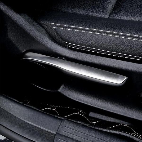 Наклейки Carstyling, интерьер, регулировка сиденья, блестки, декоративные полоски, 3D-наклейка для Mercedes Benz A B Class CLA GLA W176 W246 C117 Acces