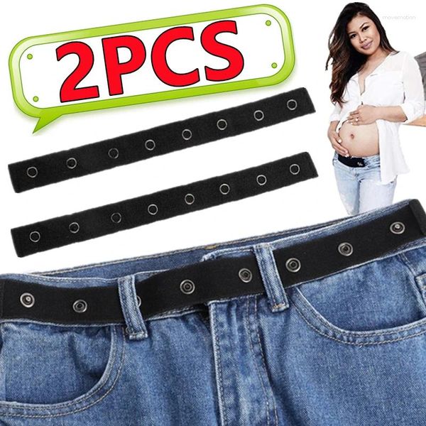 Cinture 2/1 PZ Invisibili Per Jeans Senza Fibbia Donna Senza Fibbia Elastica Facile Da Uomo Elasticizzata Senza Problemi
