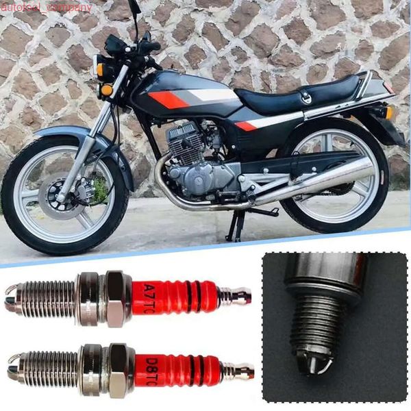 Yeni 1/2pcs Yarış Buji 3 Üçlü Electrode A7TC GY6 CG 50 70 110 125 150CC MOTOSİSTİK ATV Scooter Dirt Bike Go kart