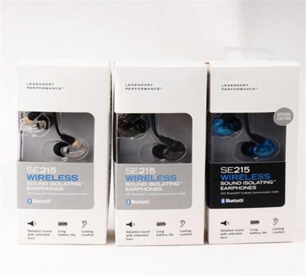 SE215 BT1 Cuffie wireless cablate Cuffie HIFI da 35 mm nell'orecchio con cancellazione del rumore Bluetooth Sport Auricolari Movingcoil Auricolari con Re9668248