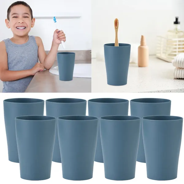 Trinkgläser aus PP-Kunststoff, zum Gurgeln, mit kaltem Wasser, Kindergeschirr-Set, zum Waschen von Trinkgläsern aus den 40er-, 50er- und 60er-Jahren