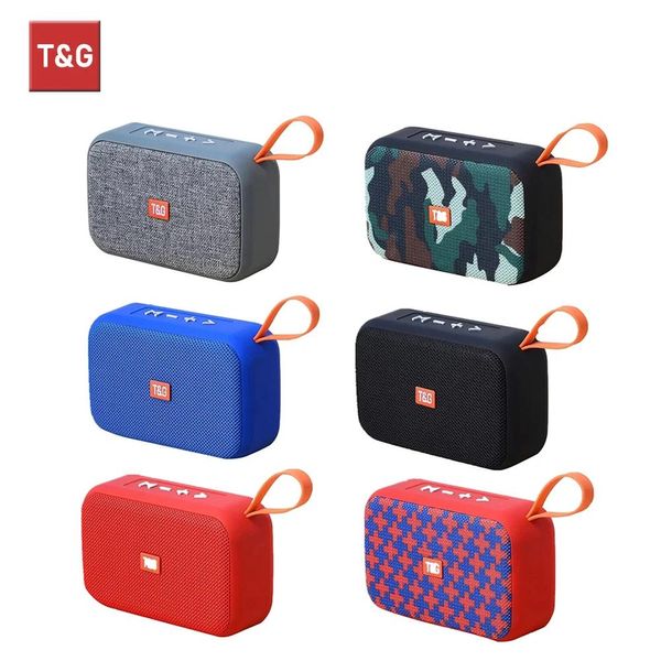 Alto-falantes Tg506 Portátil Bluetooth Speaker Mini Sem Fio Ao Ar Livre Indoor Hifi Caixa de Som Suporte TF Cartão FM Rádio Aux Speaker