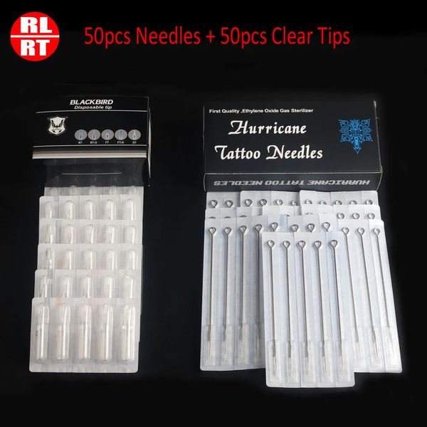 50pcs 3rl 5rl 7rl 9rl 11rl Size tatuaggi Ago 50pcs 3/5/7/9/11RT Dimensione chiara TATUPAGGIO TATTOO TATTUOO KIT 231227