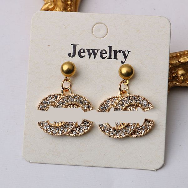 20Mixated 18k Gold Plodato Luxury Brand Designer Letters Stud Oreging Women Women Diamond Pendants Designers Orering Wedding Party Jewerlry 925 Silver