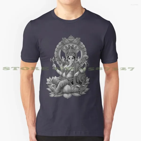 Herren-T-Shirts, Ganesha, die große Grafik, individuelles lustiges T-Shirt, Shiva Ganesh, Malerei, Vinayaka Parvati