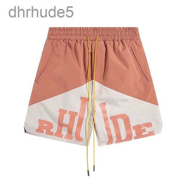 Designer Shorts Rhude Homens Moda Swim Mulheres Gym Calças Casual Praia Solta para Mens Womens 8XHG