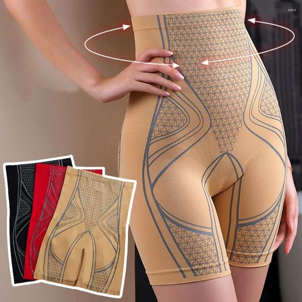 Mulheres shapers mulheres sem costura cintura alta moldar calcinha shorts hip elevador corpo shaper emagrecimento roupa interior calças de segurança barriga controle briefs