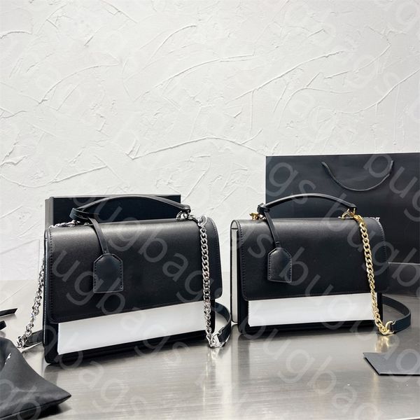 derma di lusso Solid Fashion Pieghevole piccola borsa quadrata portafogli portafogli di lusso mini nero Borse con cinturino a bottone borsa a tracolla firmata borsa da donna borse di lusso borse