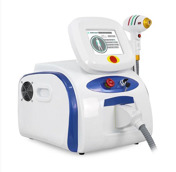 Novo produto portátil desktop 808 diodo laser facial pernas removedor de pêlos permanente instrumento de beleza