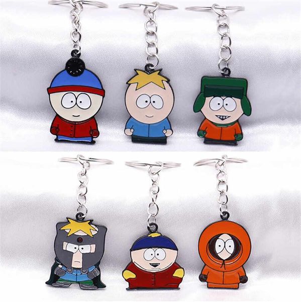 Accessori per cosplay anime Keyring Lega personaggi South Park Keychain per i fan degli anime