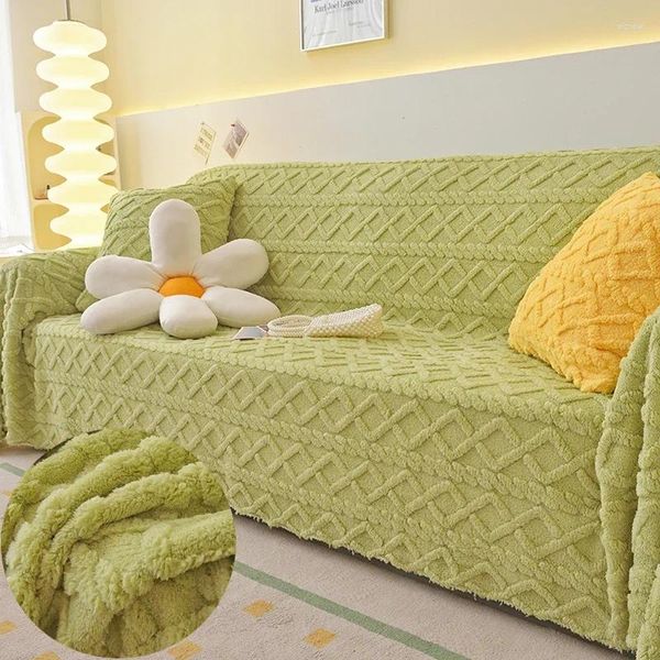 Чехлы на стулья намного толще, плюшевые диванные полотенца, эластичные протекторы, сохраняют тепло, одеяла для чехла
