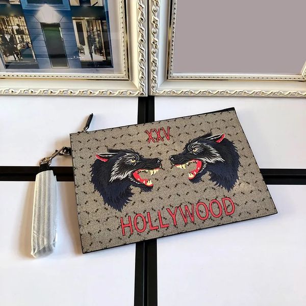 Porta di carta di credito da donna di alta qualità classica borse per la custodia per la custodia per la custodia borse da toeletta borsette per la borsetta della frizione da uomo da donna business big zipper wallets lunghi borse