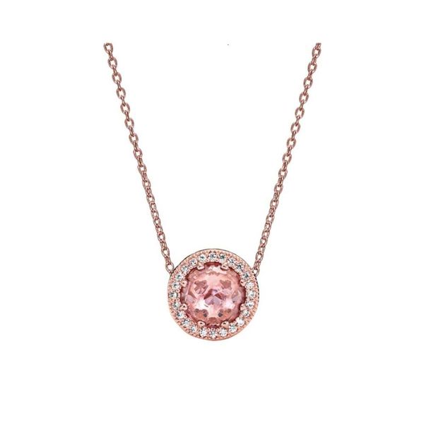 Panndoras Necklace Designer Jewelry Women Women Original qualità collane a ciondolo gioielli in oro rosa in oro lucido da neve collane