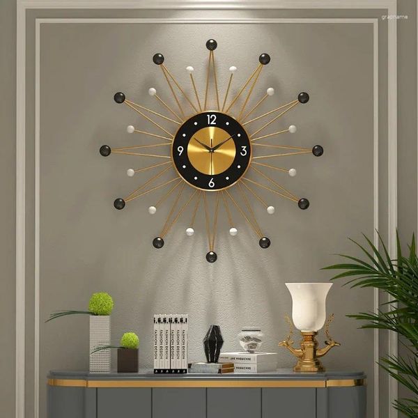 Wanduhren Home Kreative Schmiedeeisen Uhr Wohnzimmer Einfache Und Dekoration Dekor Garten
