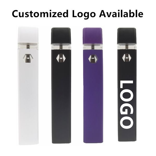 Logo personalizzato disponibile 1 ml di vaporizzazione usa e getta e sigarette kit 1.0 ml baccelli vuoti ricaricabili da 280 mAh batteria 1 grammo di olio spesso vaporizzatore OEM