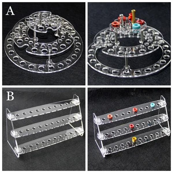 Kleinigkeiten Acryl-Display, durchsichtiger Ständer, Regalhalter, Basis, Vape-Rack, Box, Vitrine für 510 810 Gewinde-Tropfspitzen, TFV8 Prince Kennedy, DHL