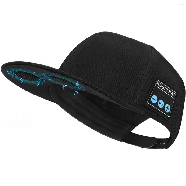 Шариковые кепки, шапка с Bluetooth-динамиком, регулируемая беспроводная умная кепка для громкой связи для спорта на открытом воздухе, бейсбольный микрофон