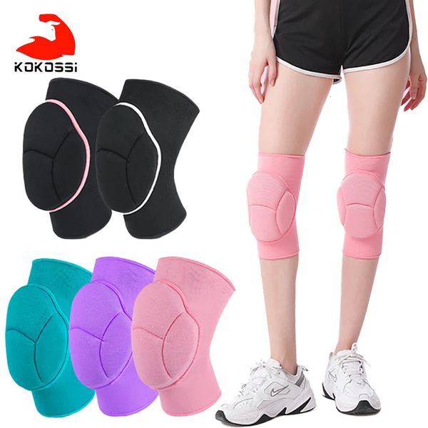 Kokossi 1ps Sponge ginocchini anti-collisione da donna Uomo per il ciclismo Basket pallavolo che corre ginocchia di danza sportiva Proteggi attrezzatura 231227