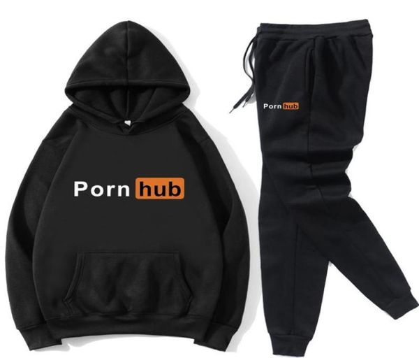 Men039s Trailtsits Kış Kış Hoodie Sport Set Porno Hub Sudaderas Plus Boyutu Yüksek Kaliteli Hoodies Erkek Giyim Sweatshirt Hombre Con2114070