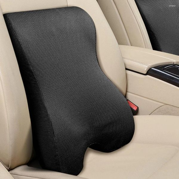 Travesseiro Auto Cintura Apoio Memória Espuma Assento de Carro Cadeira Lombar Macia Para Carro / Computador / Jogos