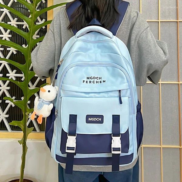 Школьные сумки, крутой рюкзак, милая сумка-книга, модные женские и мужские модные рюкзаки, водонепроницаемый нейлоновый кавайный школьный рюкзак для девочек