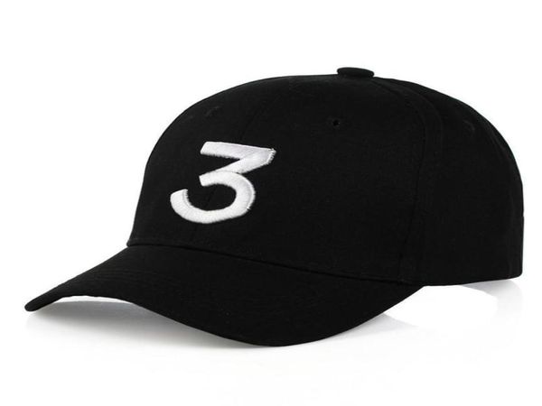 Nuova possibilità il rapper 3 papà cappello da baseball berretto regolabile frammento di baseball nero caps7446557