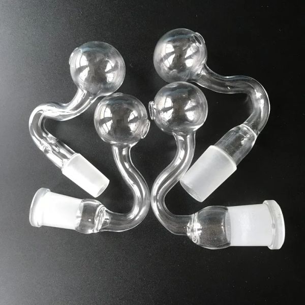 Heiß verkaufen einzigartige dicke Glasölbrenner -Rohrleitungen 14mm 18 mm männliche Weibchen Gelenkglas Bubbler Ölbrenner für DAB Rig Ll