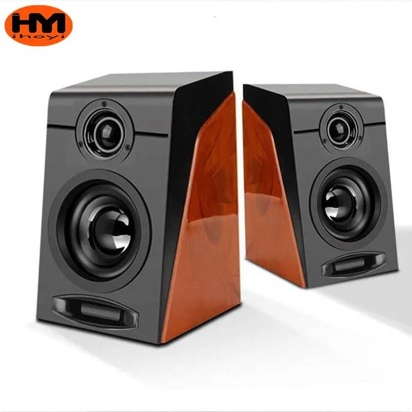 Original ihoyi 3.5mm usb s ers desktop s er portátil com fio de alta fidelidade mini subwoofer estéreo 231226