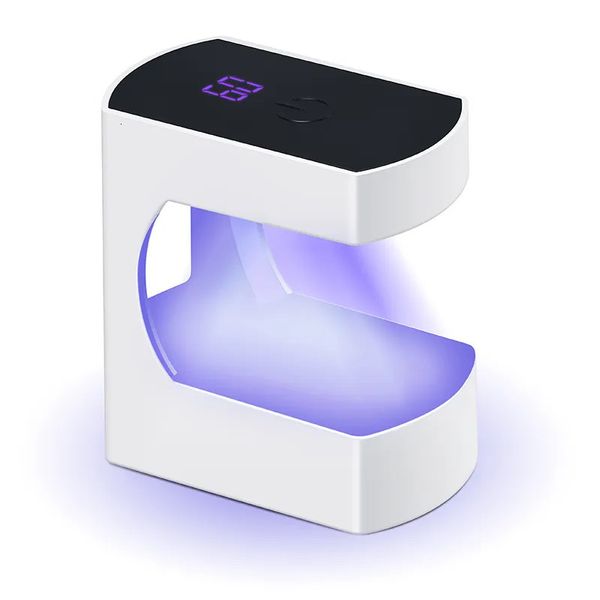 Mini Máquina de manicure UV de lâmpada de unhas USB para cura em gel portátil portátil secagem de unhas de unhas com sensor inteligente Ferramenta de arte de unhas 231227