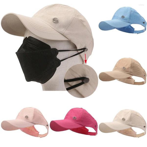 Ball Caps Beanie Hat Beyzbol Kapağı Zirve Vsor Kadın Yaz Hızlı Kurucu Versiyon Çok yönlü Güneş Koruma Şapkaları