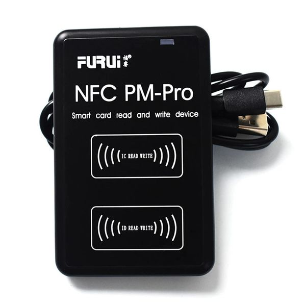 FURUI PM Pro RFID IC ID Kopierer Duplikator Fob NFC Reader Writer Verschlüsselter Programmierer USB UID Copy Card Tag 231226