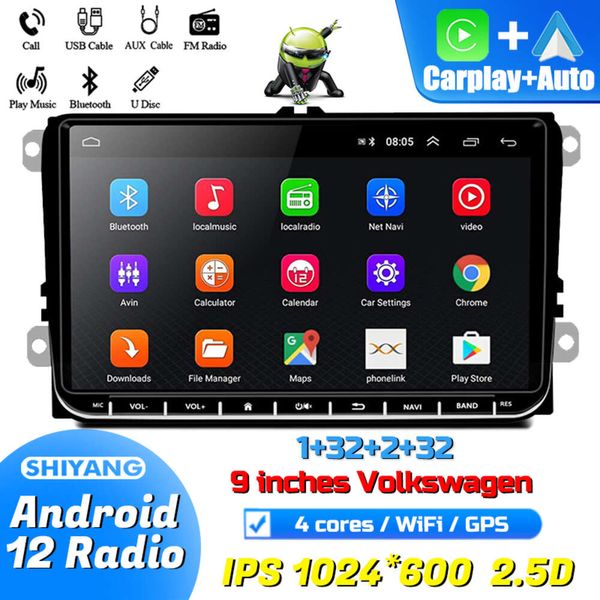 Neue Für Volkswagen 9-Zoll Auto Android Player Geeignet Navigation Universal Host Wifi Reverse Bluetooth Mp5 Alle-In-One-Maschine