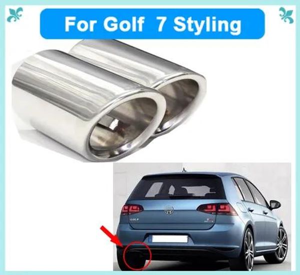 Автомобильные чехлы на выхлопную трубу Styling Chromium для VW Volkswagen и Golf 6 Golf 7 JETTA Scirocco Sagitar 1.4T TSI