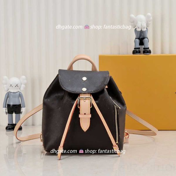 Designer Backpack Designer Bag Book Palm Springs Backpacks Back Pack Bags Crossbody Bolsa Mulheres Mulheres Bolsas de Luxo Bolsa Bolsa Brown M44026