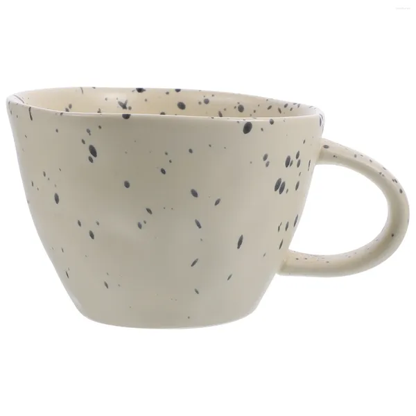 Set di stoviglie Tazza da caffè Tazze da cappuccino Decorazione per feste Acqua Colazione Tazza di bell'aspetto Ceramica per ufficio con manico