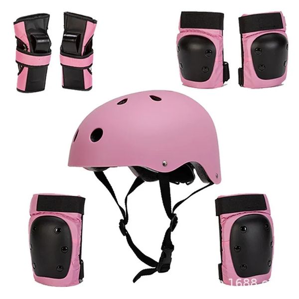 Sports Skateboard Elbow Pads Knieschalter Wächter Kinder Jugend Erwachsene 6 in 1 Schutzausrüstung Set Cycling Byking Bycle Scooter 231227