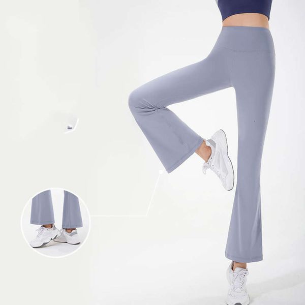 Lu hizalama lu pantolon yoga spor pantolon set geniş pantolon tozluklar kadın parlama yüksek bel kalçası kaldırma sporları pembe pist siyah ücretsiz gönderim ll limon