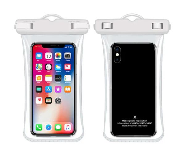 Handyhülle Wasserdichte Tasche Sport TPU Universal Schutzhülle Tasche für iPhone 13 12 11 Tauchen Schwimmen Smartphones bis 7 Zoll 22 LL