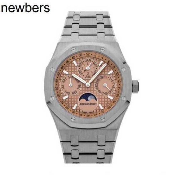 Top Audemar Pigue APF Factory Royal Oak Offshore Watch Mechanical Watch Men's Sports Fashion Wristwatch Calendário Titanium liga 26615ti.oo.1220ti.01 wn-6voh9da3