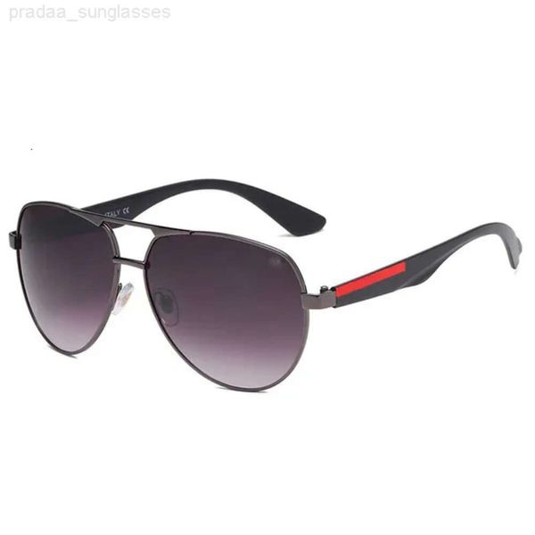 Pd03 Top Luxury Oval Sunglasses Pradda Men Designer Summer Shades Polarized Eyeglasses Preto Vintage Oversized Sun Glasses of Women Male Sunglass com caixa 3aifl